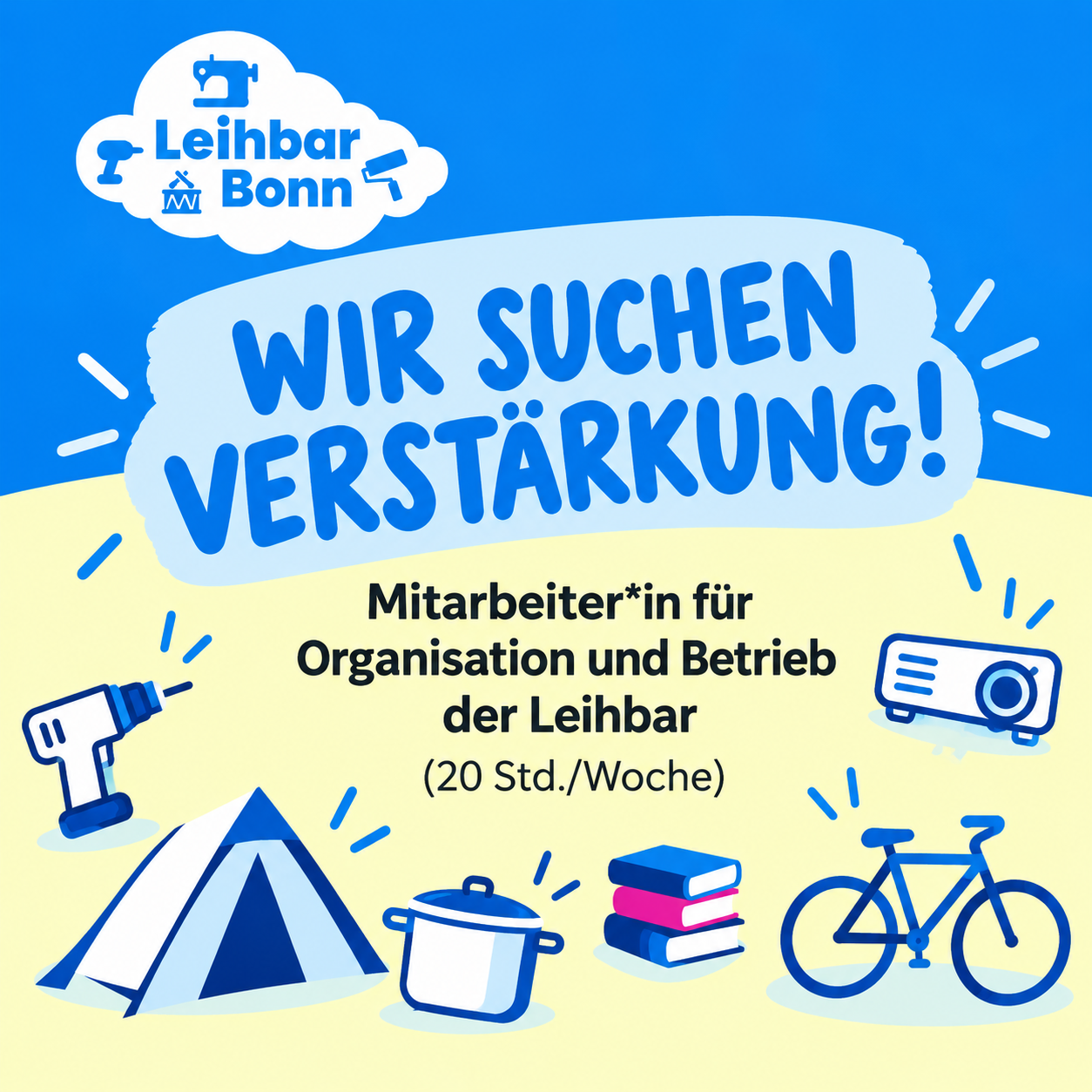 Leihbar Bonn sucht Verstärkung (1) Wir-suchen-Verstärkung